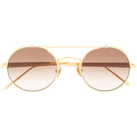 Linda Farrow round frame sunglasses
